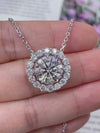 Aureline-Jewelry 5-Carat Lab-Grown Round Diamond Versatile Pendant Necklace