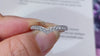 Aureline-Jewelry V Shape Round Cut Lab Diamond Eternity Ring