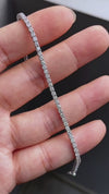 Aureline-Jewelry Lab Diamond Tennis Bracelet In 925 Silver(2.2 Ct. Tw.)