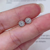 Aureline-Jewelry Bezel Round Cut Lab Diamond Earring Studs 925 Silver (0.4 Ct. Tw.)