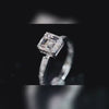 Aureline-Jewelry 2 Carat Asscher Cut Lab Diamond Engagement Ring 18k Gold