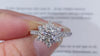 Aureline-Jewelry 1 Carat Lab-Grown Diamond Snowflake Ring