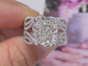 Aureline-Jewelry 7-Carat Cushion Cut Lab-Grown Diamond Ring Nature Inspired