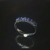 Aureline-Jewelry NOZBO 18K Gold 7-Stone Sapphire Band Ring
