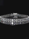 Aureline-Jewelry Each 0.2-carat Emerald Cut Lab Grown Diamond Tennis Bracelet 18K Gold