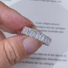 Aureline-Jewelry 21-Stone Emerald-Cut Lab-Grown Diamond Eternity Band – 6Ct. Tw.