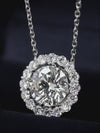 Aureline-Jewelry 5-Carat Lab-Grown Round Diamond Versatile Pendant Necklace