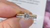 Aureline-Jewelry 0.5 CT Emerald Cut Lab Diamond Two Tone Ring