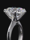 Aureline-Jewelry 13.14 Carat Round Lab Grown Diamond Solitaire Engagement Ring