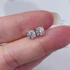 Aureline-Jewelry Round Lab Diamond Stud Earrings Four-Prong (0.60-3.00 Ct. Tw.)