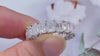 Aureline-Jewelry 18-Stone Emerald-Cut Lab-Grown Diamond Eternity Band – 9Ct. Tw.