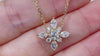 Aureline-Jewelry 1.7ct Lab-Grown Diamond Pendant Necklace in 18K Gold – Marquise & Round Cut