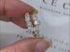 Aureline-Jewelry Open Wrap Round Cut Lab Diamond Ring Bypass Design