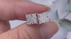 Aureline-Jewelry Princess Cut Lab Diamond Studs  Earrings (3.07 Ct. Tw.)