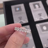 Aureline-Jewelry 4 CTW 21 Stones Oval Lab-Grown Diamond Band Ring