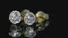 Aureline-Jewelry Milgrain Bezel Lab Grown Diamond Stud Earrings (0.60-3.00 Ct. Tw.)
