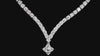 Aureline-Jewelry Gala Diamond Necklace - 18K White Gold With Lab Grown Diamonds