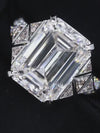 Aureline-Jewelry 16 Carat Emerald Cut Lab Grown Diamond Luxury Ring