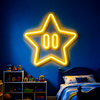 IDEASHOW-Star Neon Sign Multiple Color Options